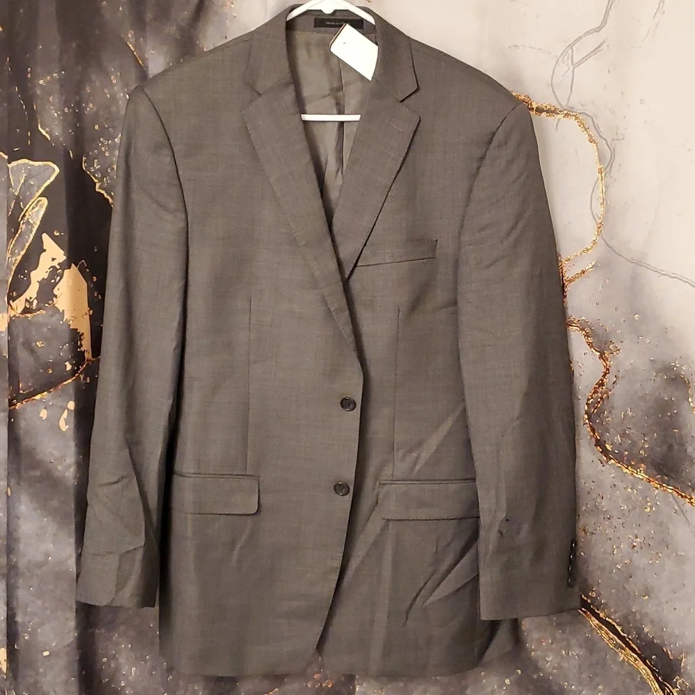 Calvin Klein Charcoal Blazer Suit Coat
